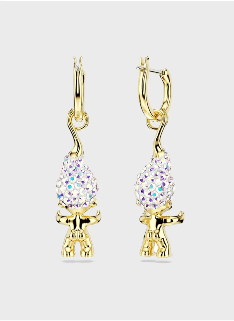 سواروفسكي Crystal Detail Drop Earrngs '