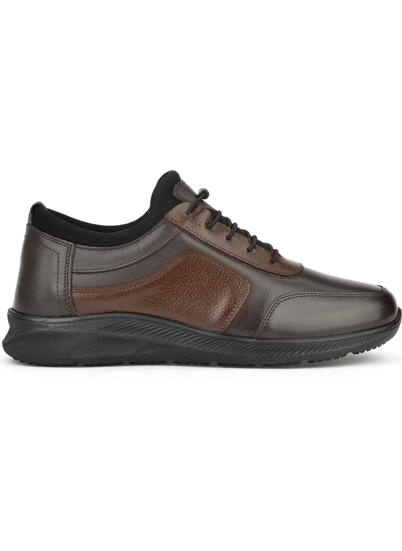 Ziya , Men's Leather Sneaker 143423Z69 Brown