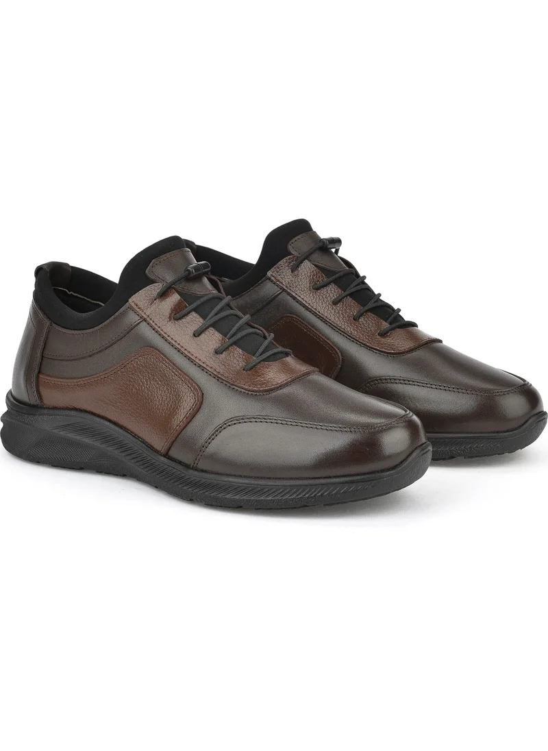 Ziya , Men's Leather Sneaker 143423Z69 Brown