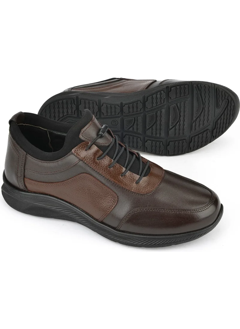 Ziya , Men's Leather Sneaker 143423Z69 Brown