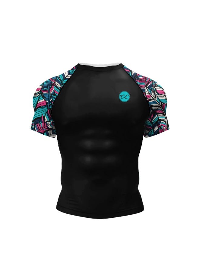 Men's  3D Digital Printed Short-sleeved Sweatshirt Quick Dry Breathable Round Neck O Neck T-shirt Running Sport - Image 1