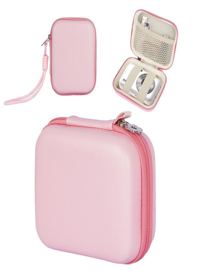 Yoocheese Digital Camera Case: Small Cute Pouch for Kodak pixpro fz55 fz45, Canon ixus 285 Hs Elph 360, Nikon s6900, Sony dsc w830, Camkory dc403, Compact Camera Accessories for Girl (Pink) - Image 1