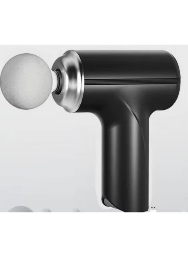 جهاز تدليك عضلات محمول 6 سرعات مع 4 رؤوس سيليكون – شحن Type‑C وصوت منخفض - Image 1