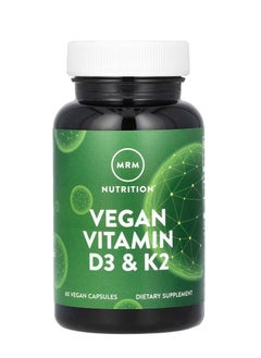 MRM Nutrition Vegan Vitamin D3 & K2 60 Vegan Capsules  - Image 1