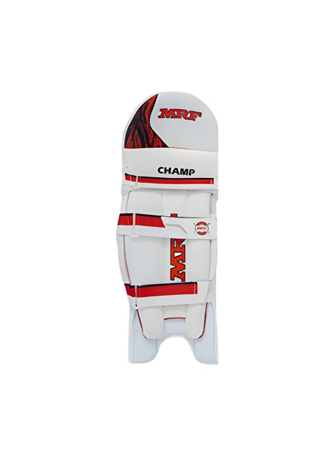 MRF Champ Cricket Batting Pads - Youth Right-Hand Leg Guards with High-Density Foam Padding - Image 2