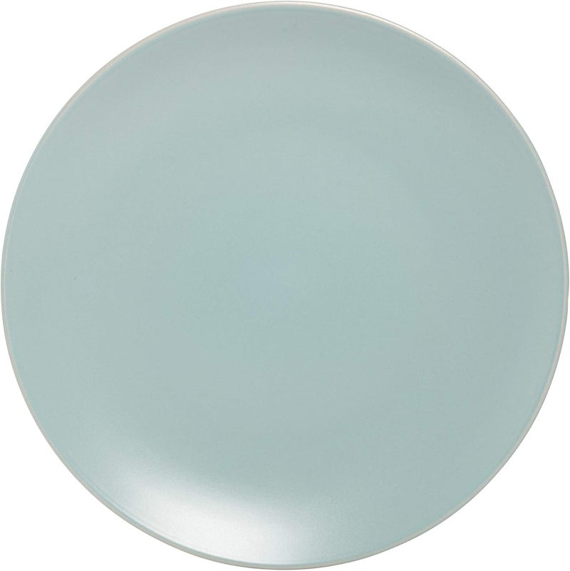10 Strawberry Street Wazee Matte 825 Coupe Salad Plate Set of 6 Mineral Blue - Image 4