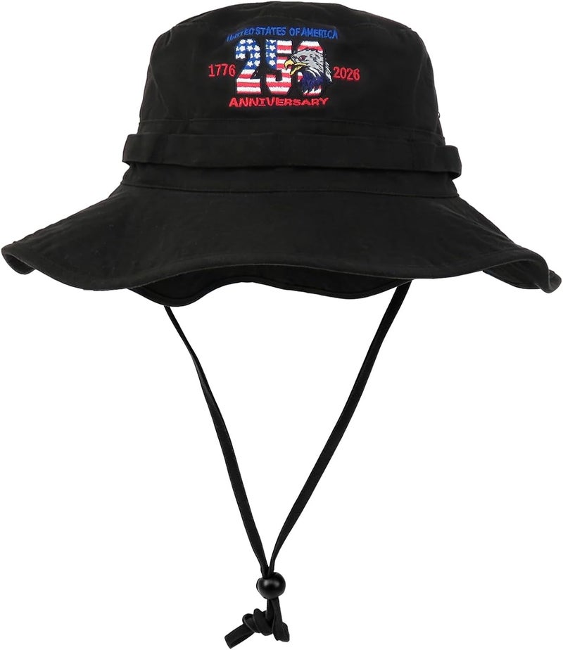 Phaiy Bucket Hat Wide Brim UV Protection Sun Hat Boonie Hats Fishing Hiking Safari Outdoor Hats for Men and Women - Image 1
