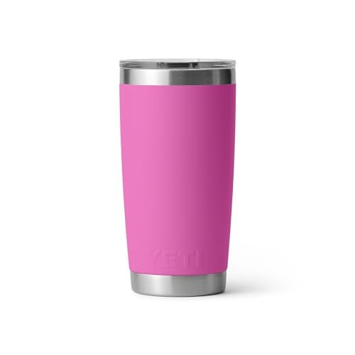 YETI Rambler 20 oz Tumbler, Stainless Steel, Vacuum Insulated with MagSlider Lid, Wildflower Fuchsia - Image 5