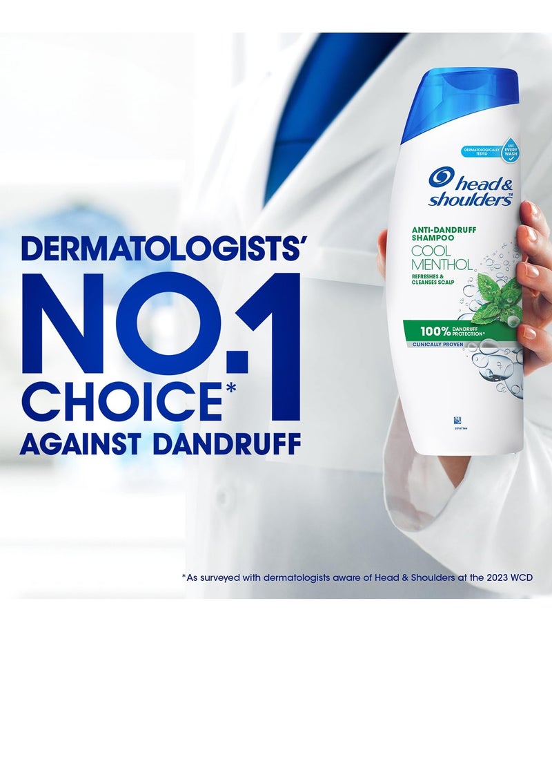 Head & Shoulders Head & Shoulders Anti Dandruff Cool Menthol Shampoo, 340ml  - Image 2