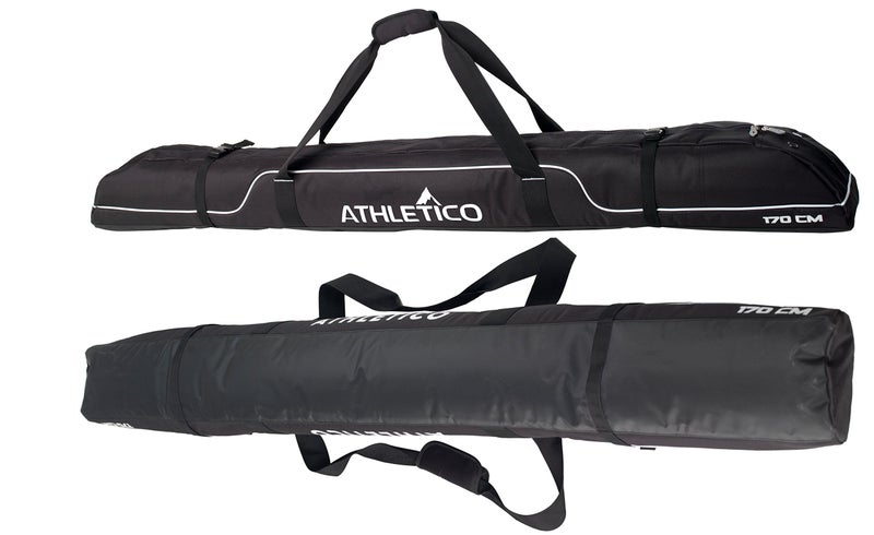 Athletico Diamond Trail Padded Ski Bag - Single Ski Travel Bag to Transport Skis (Black, 170cm) - Image 4