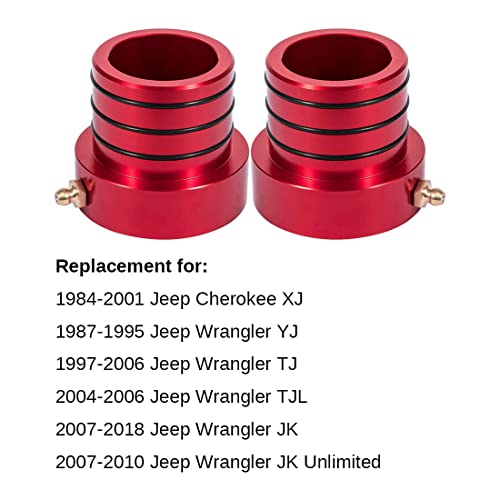 VISVIC Front Axle Tube Seal Pair MG21103 Front Outer Axle Seals Fit For Jeep Wrangler JK 2007-2018 / Jeep Cherokee 1987-2001 / Jeep Wrangler TJ 1997-2006 / Jeep Wrangler YJ 1987-1995 Dana 30 Dana 44 - Image 3