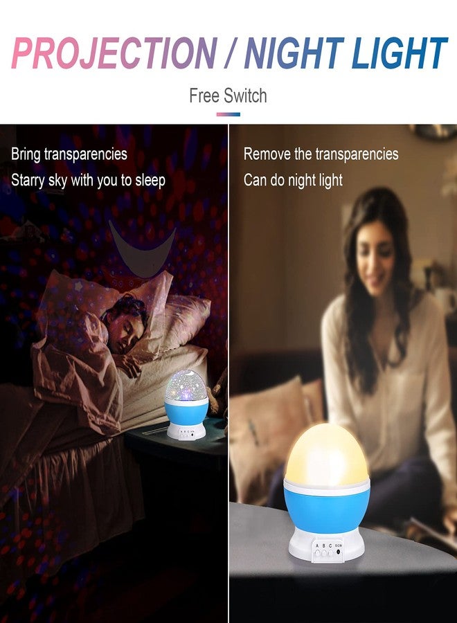 SUNNEST GYROBOWL Kids Night Lights Christmas, Moon Star Projector and Undersea Lamp 360 Degree Rotation - 4 LED Bulbs 8 Color Changing Light, Unique Gifts for Birthday Children Kids Baby Party… - Image 5
