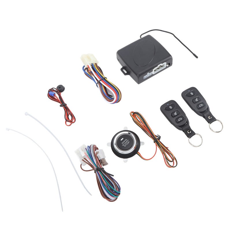 Keyless Entry Car Alarm System 12V Fuel Vehicle Compatible Intelligent Security System - 16 Functions Remote Start Heating Precooling Anti Theft Alarm Systems for Car Protection - Image 4