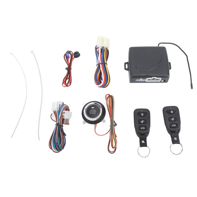 Keyless Entry Car Alarm System 12V Fuel Vehicle Compatible Intelligent Security System - 16 Functions Remote Start Heating Precooling Anti Theft Alarm Systems for Car Protection - Image 5