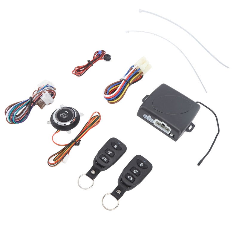 Keyless Entry Car Alarm System 12V Fuel Vehicle Compatible Intelligent Security System - 16 Functions Remote Start Heating Precooling Anti Theft Alarm Systems for Car Protection - Image 2