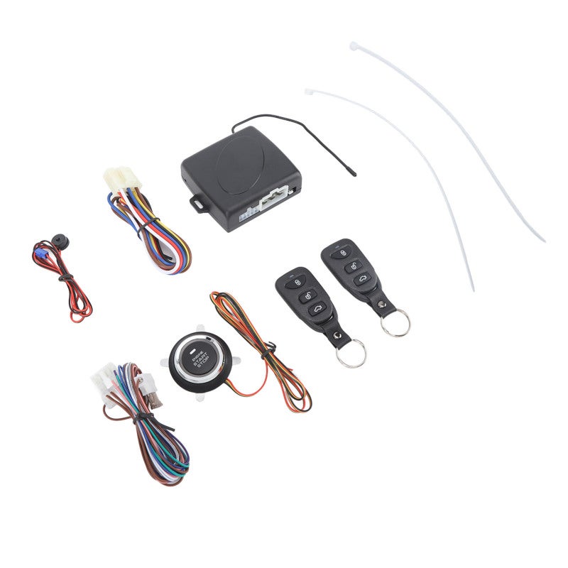 Keyless Entry Car Alarm System 12V Fuel Vehicle Compatible Intelligent Security System - 16 Functions Remote Start Heating Precooling Anti Theft Alarm Systems for Car Protection - Image 3