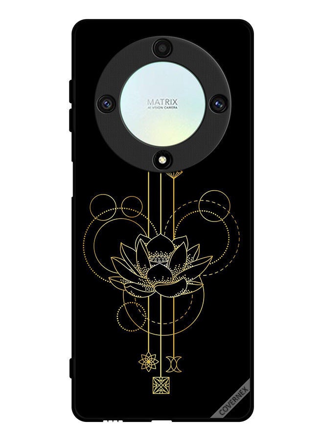 Covernex غطاء حماية لهاتف Honor X9a بفن الزهور الحديثة - Image 1