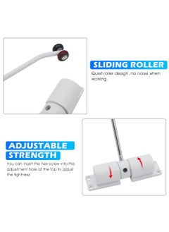 SEVENSPACE SEVENSPACE Door Closer Zinc Alloy Automatic Safety Spring Door Closer Adjustable Closing Door Hinge Quiet Door Closer for Wooden Door Metal Door Security Door  - Image 2