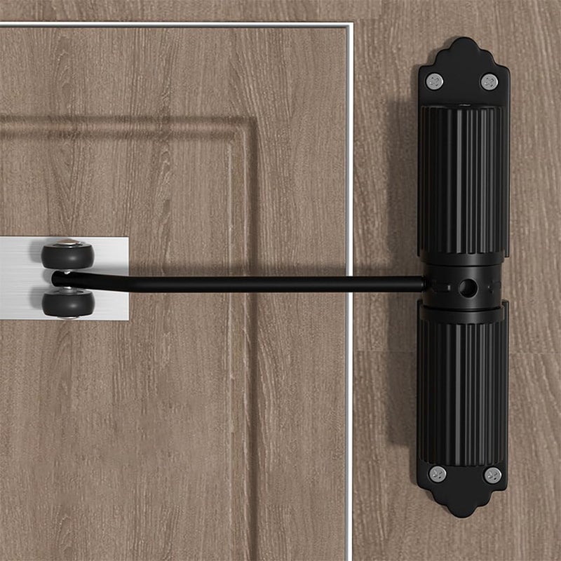 SEVENSPACE Door Closer Zinc Alloy Automatic Safety Spring Door Closer Adjustable Closing Door Hinge Quiet Door Closer for Wooden Door Metal Door Security Door - Image 1