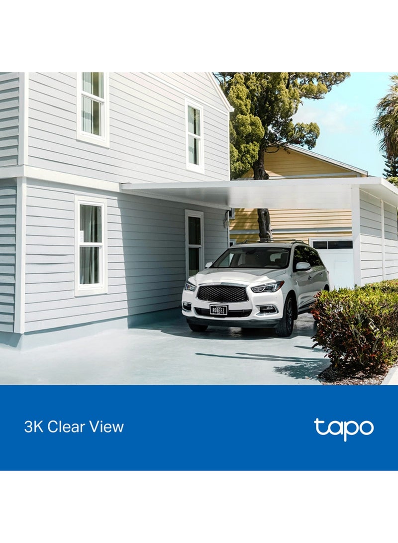 TP-LINK Tapo C630 KIT, 3K 5MP Solar-Powered Pan/Tilt Security Camera Kit | Free Person/Pet/Vehicle Detection | Color Night Vision | IP65 Weatherproof |360° AI Tracking - Image 3