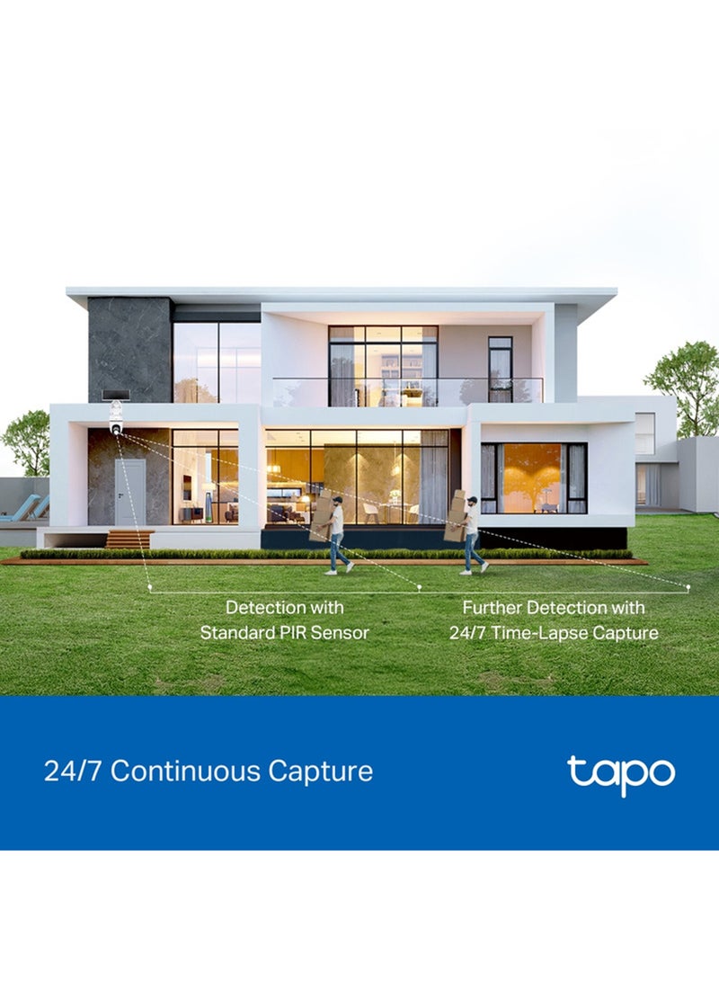 TP-LINK Tapo C630 KIT, 3K 5MP Solar-Powered Pan/Tilt Security Camera Kit | Free Person/Pet/Vehicle Detection | Color Night Vision | IP65 Weatherproof |360° AI Tracking - Image 5