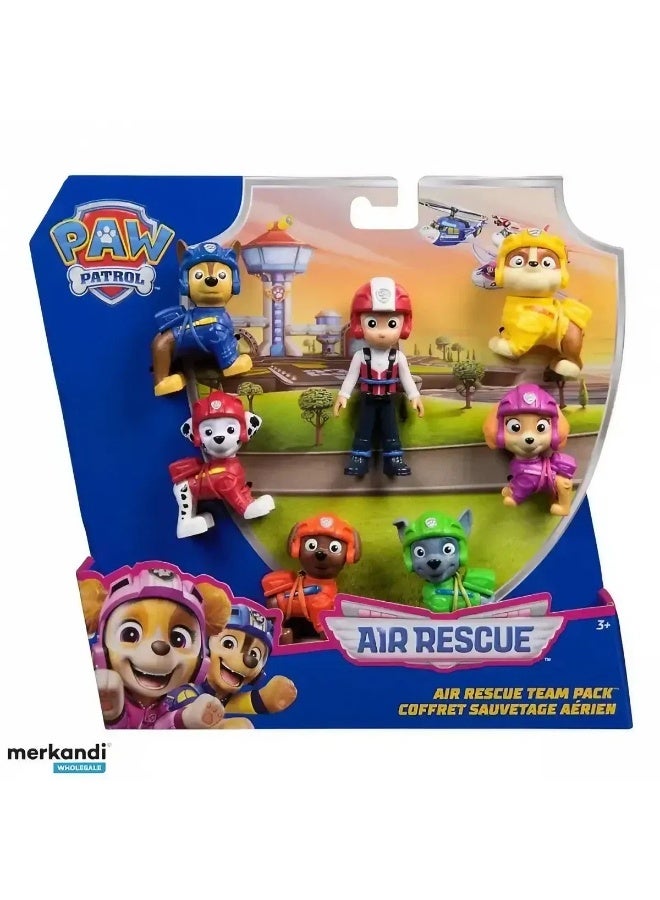 PAW PATROL Air Rescue Team Pack Figure Set (Pack Of 7) - Image 1