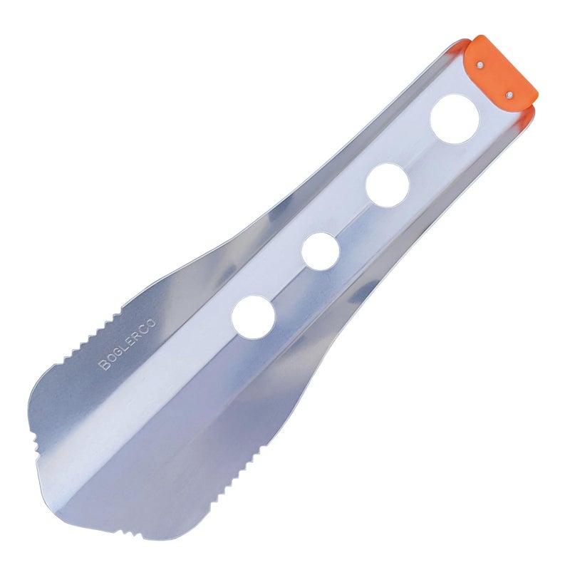 BoglerCo Ultralight Backpacking Trowel, 0.48 oz (13.5g) Orange - Image 1