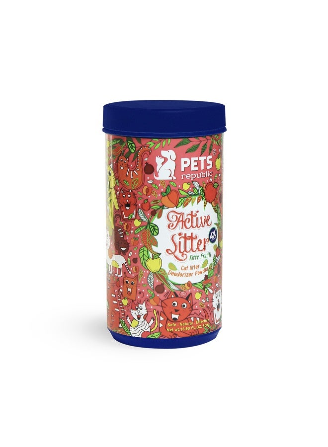 بودرة مزيل الروائح لرمل القطط من بيتس ريبابليك - 500 مل