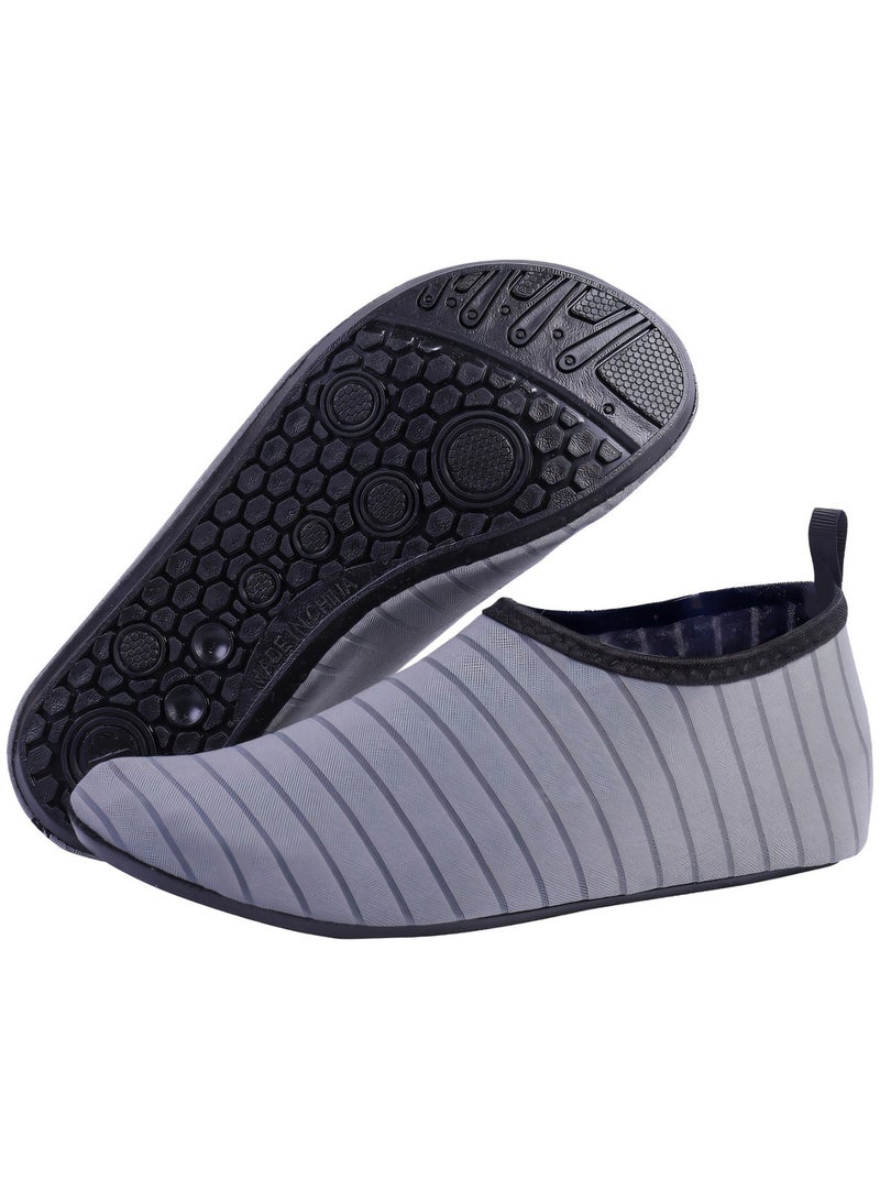 Quick-Dry Water Shoes For Men, Women & Kids - Non-Slip Thermoplastic Rubber Sole, Lightweight Beach Swim Shoes For Pool, Surf, Snorkeling, Yoga - Image 1