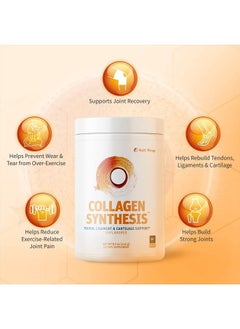 SaltWrap Collagen Supplement for Joints with FORTIGEL, TENDOFORTE – NSF Certified Collagen Synthesis Powder for Joint Recovery, Tendons, Ligaments, Cartilage, Pre and Post-Exercise Collagen Peptides  - Image 4