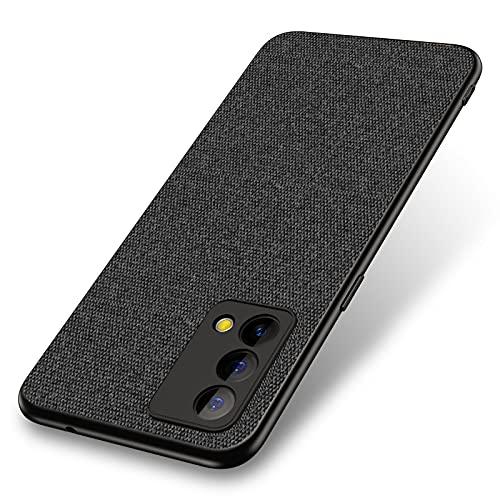Kapa PC+Cloth Soft Full Fabric Protective Protective Case Back Cover for Realme Gt Master (Black) - Image 1