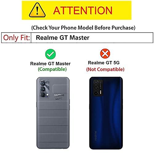 Kapa PC+Cloth Soft Full Fabric Protective Protective Case Back Cover for Realme Gt Master (Black) - Image 2