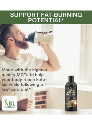 Organic MCT Oil from Coconut Keto Fuel for The Brain and Body 300ml - view 5