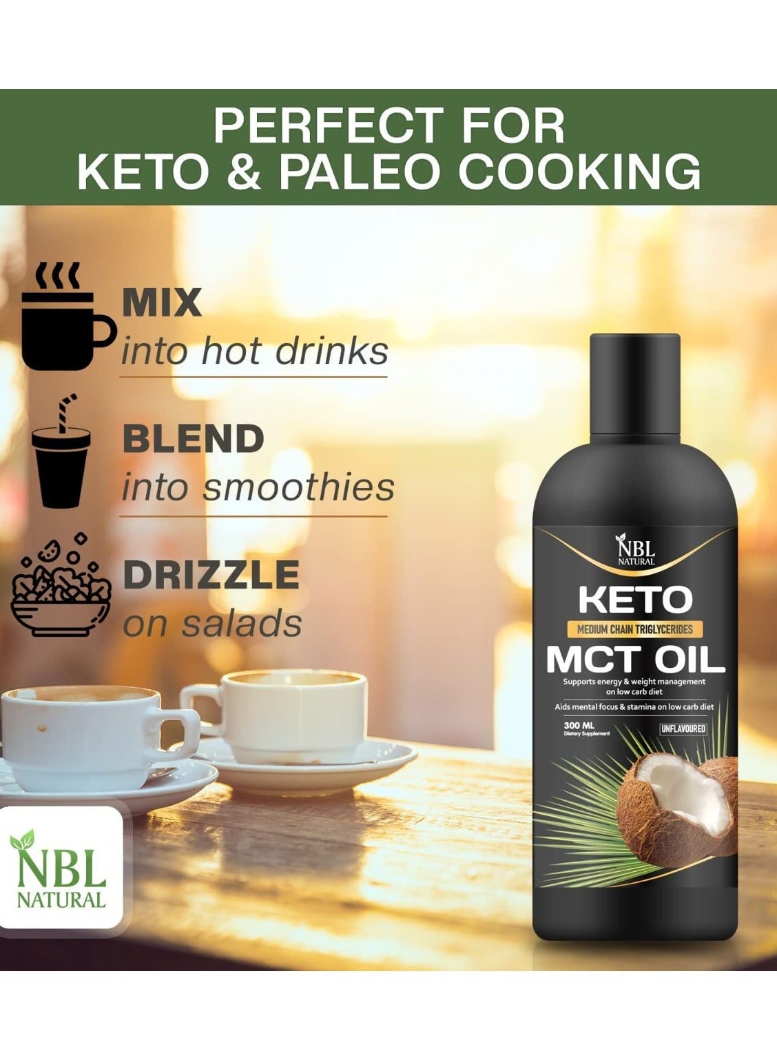 NBL Natural MCT Oil 300ml