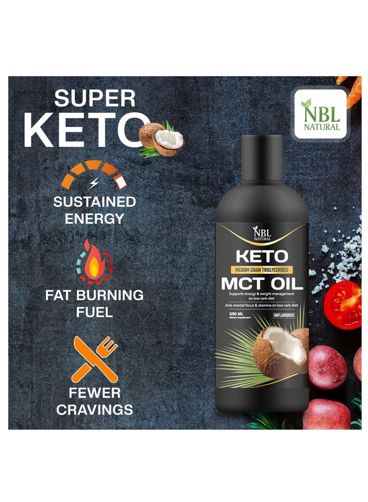 NBL Natural MCT Oil 300ml