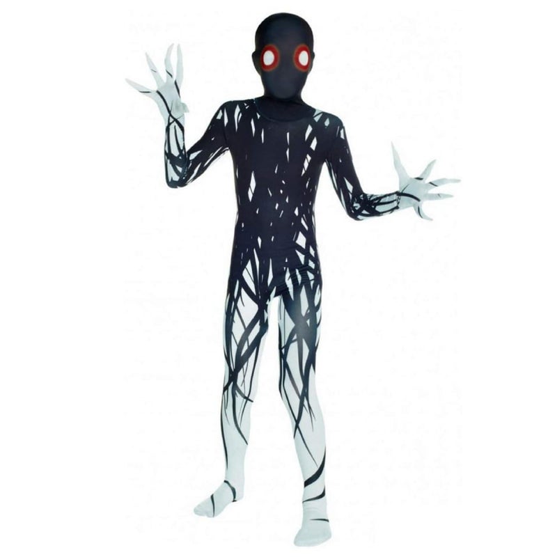 Morphsuits Zalgo Costume Kids, Shadow Demon Costume Kids, Scary Costume For Kids, Scary Boys Halloween Costume, Scary Suit M - Image 1