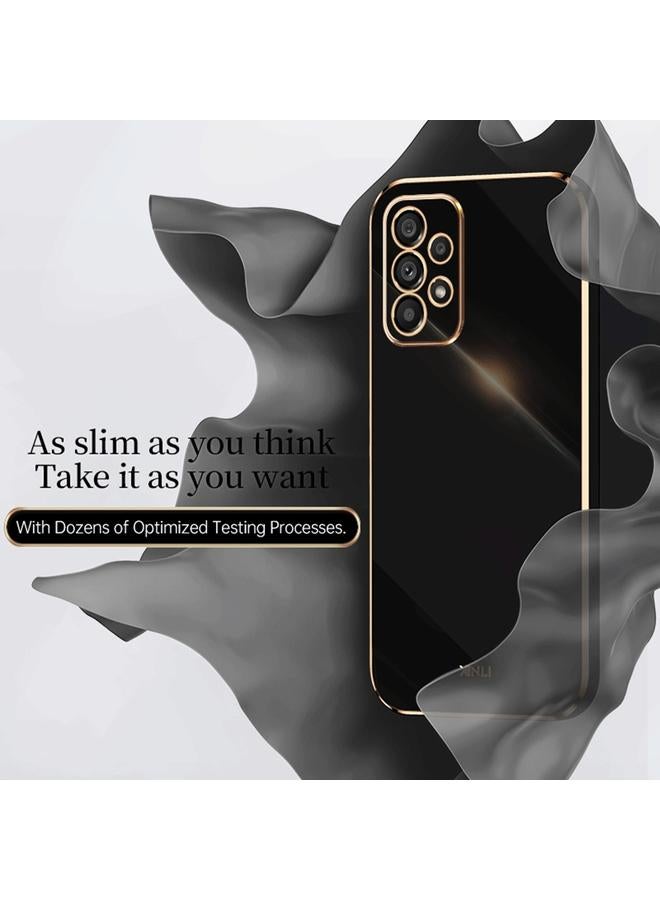 S-TOP Case For Samsung Galaxy A33 5G XINLI Straight Edge 6D Electroplate TPU Phone Case - Image 3