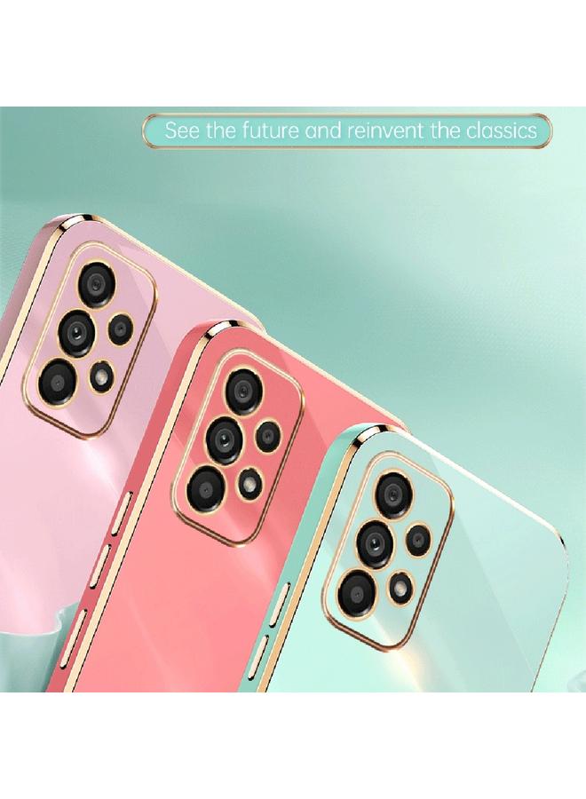 S-TOP Case For Samsung Galaxy A33 5G XINLI Straight Edge 6D Electroplate TPU Phone Case - Image 4