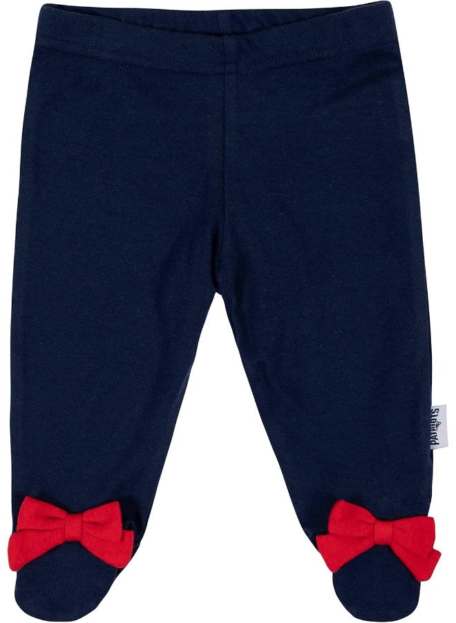 Gerber NFL Baby Girls 3 Pack Bodysuit Footed Pant and Cap Registry Gift Set  - Image 3