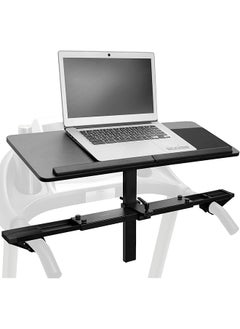Universal Wooden Laptop Treadmill Desk Adjustable Ergonomic Notebook Mount Stand For Treadmills Includes Mouse Pad And Wrist Support Stand Tdml4