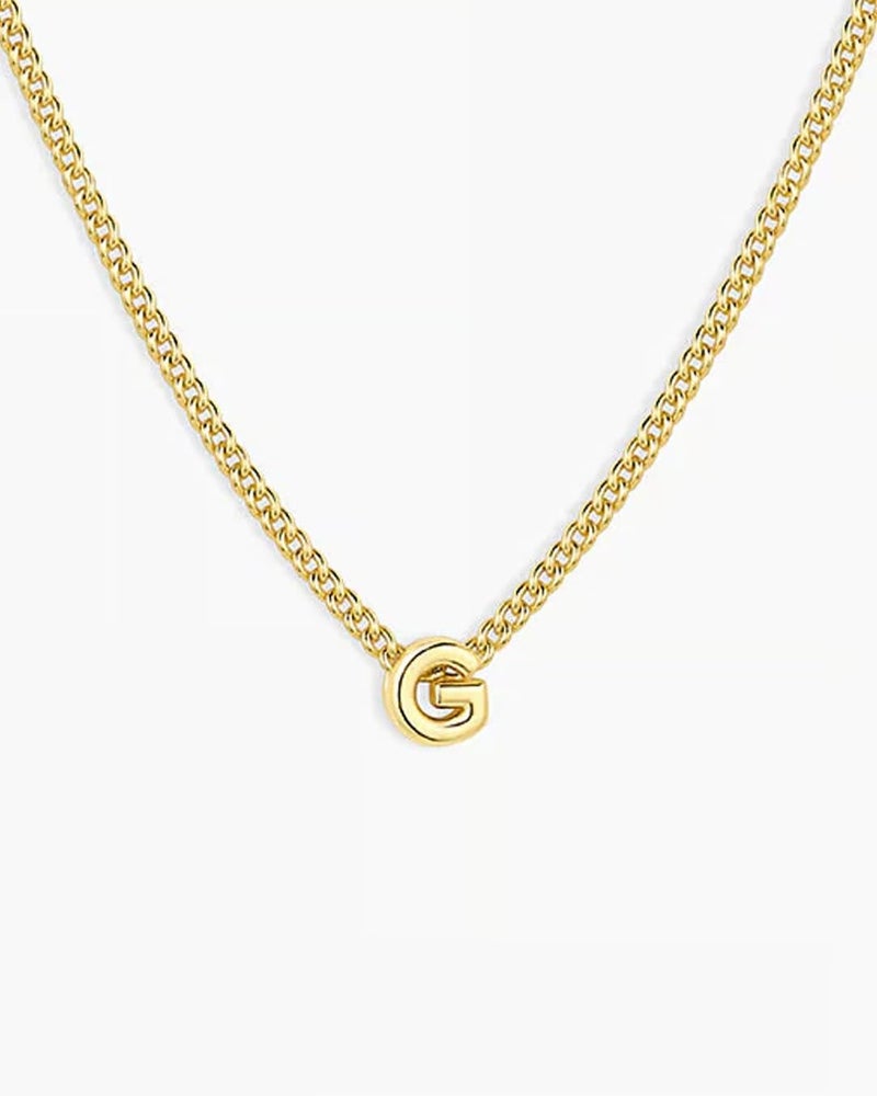 gorjana Wilder Mini Alphabet Necklace G - Image 4