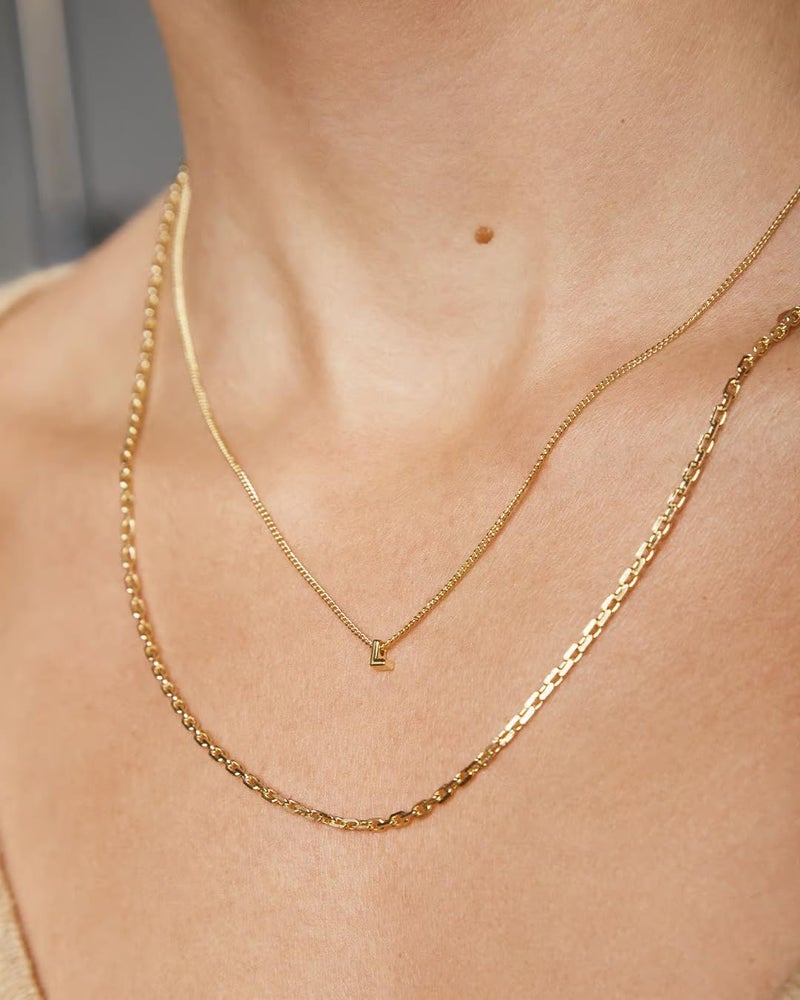 gorjana Wilder Mini Alphabet Necklace G - Image 3