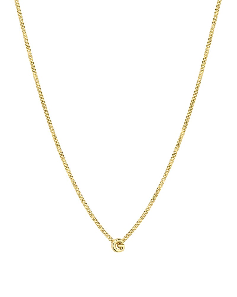 gorjana Wilder Mini Alphabet Necklace G - Image 1