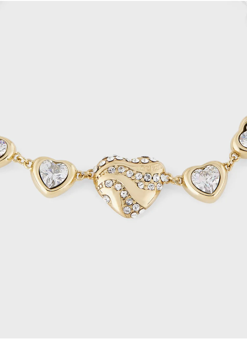 GUESS Hearts Single Bracelet