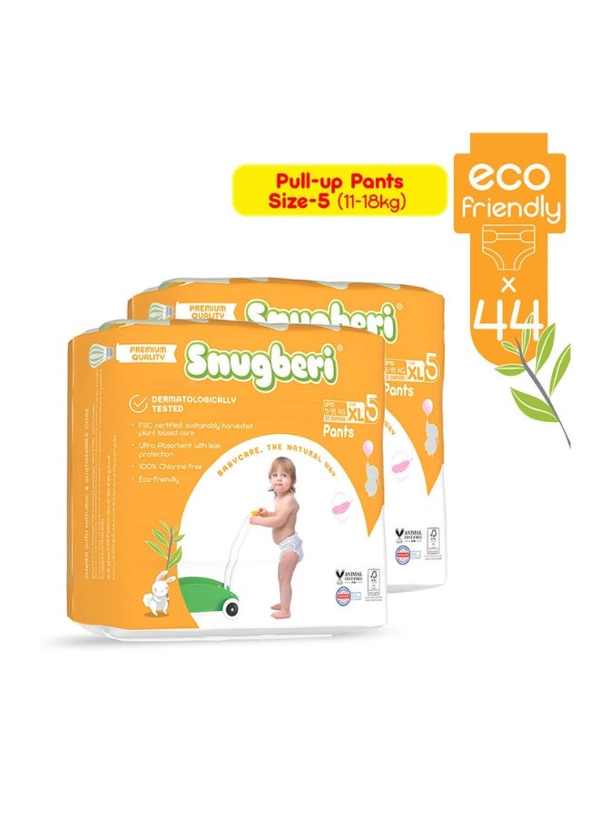 Snugberi Diaper Pant Size 5 XL 11-18kg 22pcs - Pack of 2