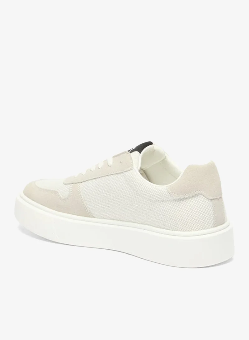 LBL by Shoexpress Men's Textured Sneakers with Lace-Up Closure