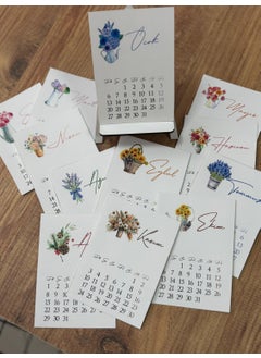 HSN Mini New Year Calendar Desktop Wooden Easel  - Image 2