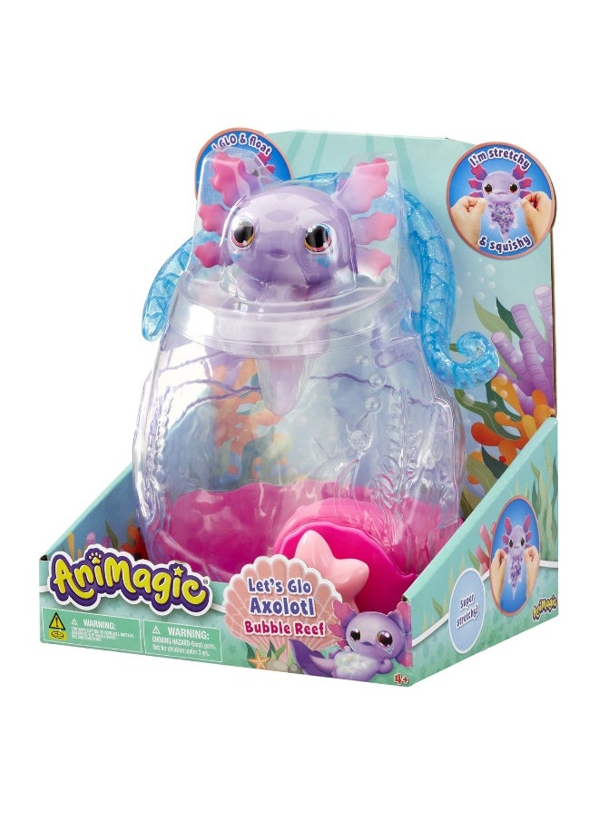 AniMagic Animagic Let's Glo Axolotl Bubble Reef Figure (25.4 cm)  - Image 1