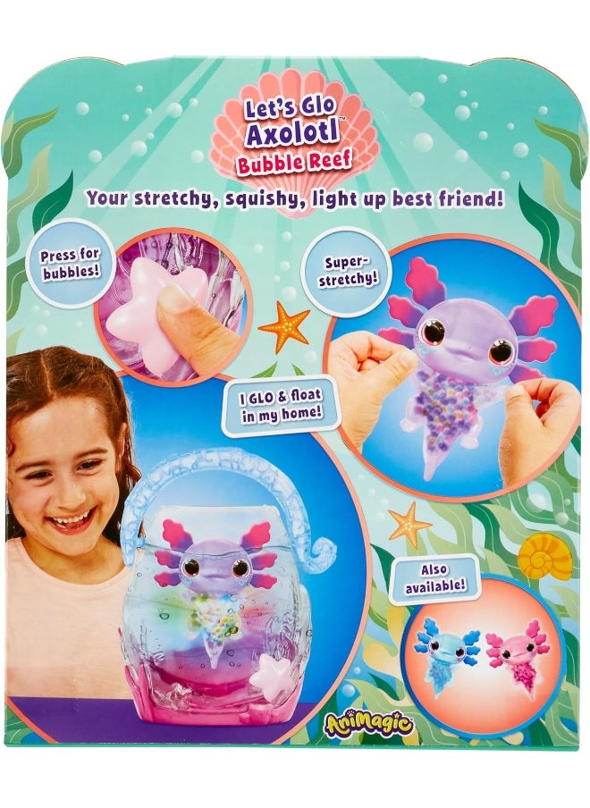 AniMagic Animagic Let's Glo Axolotl Bubble Reef Figure (25.4 cm)  - Image 2