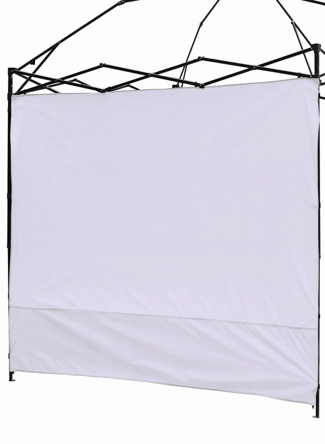 NINAT Canopy Sunwall 3M Sunshade Privacy Panel for Gazebos Tent Waterproof Sun Wall for Straight Leg Gazebos 1 Pack Sidewall Only (Canopy Frame Not Included) White Panel Wall - Image 1